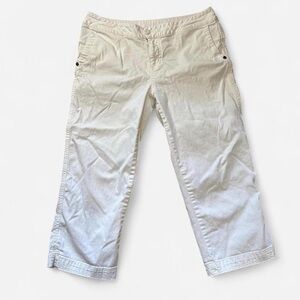 White capri pants women’s size 8